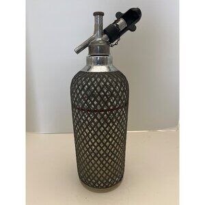Sparklets Vintage Soda Water Glass Seltzer Dispenser Bottle Made in Czech